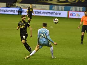 Graeme Shinnie during what could prove to be his last Latics appearance against Sunderland on December 29