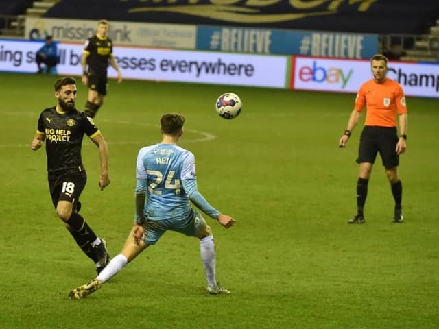 Graeme Shinnie during what could prove to be his last Latics appearance against Sunderland on December 29