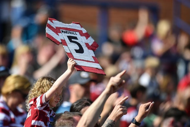 Wigan Warriors fans travelled to Headingley to support Matty Peet's side in their Challenge Cup tie against Leeds Rhinos.