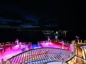 Iona sets sail from Southampton