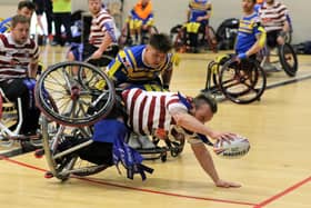 Wigan Warriors Wheelchair were defeated by Leeds (Photo credit: Darren Greenhalgh)