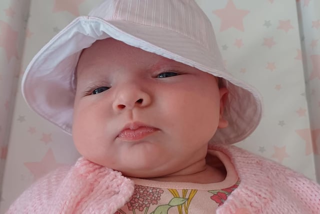 Baby Nora Leigh Davison, born 2nd March.