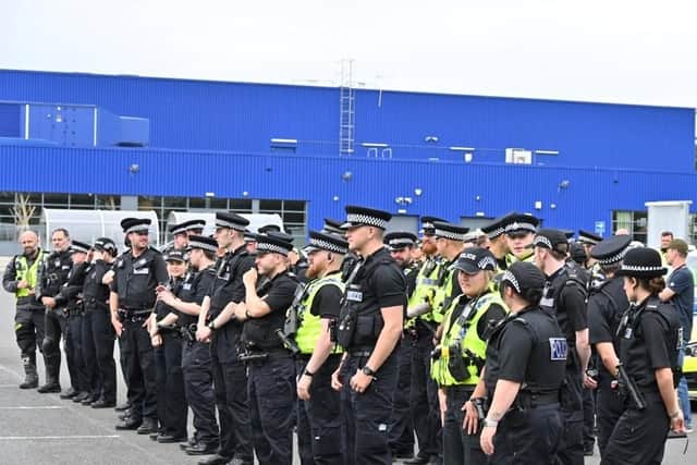 Officers from Greater Manchester Police and Cheshire Constabulary came together for the operation