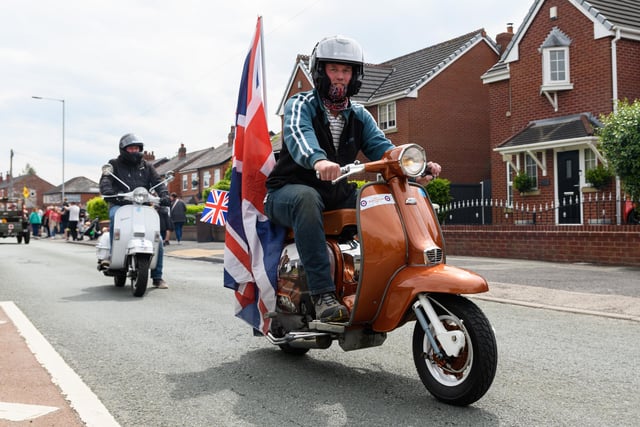 Pageant parade through the streets of Standish, Wigan. 
Photo: Kelvin Stuttard
