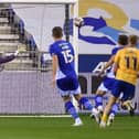 Will Evans puts Mansfield ahead with a stunning strike