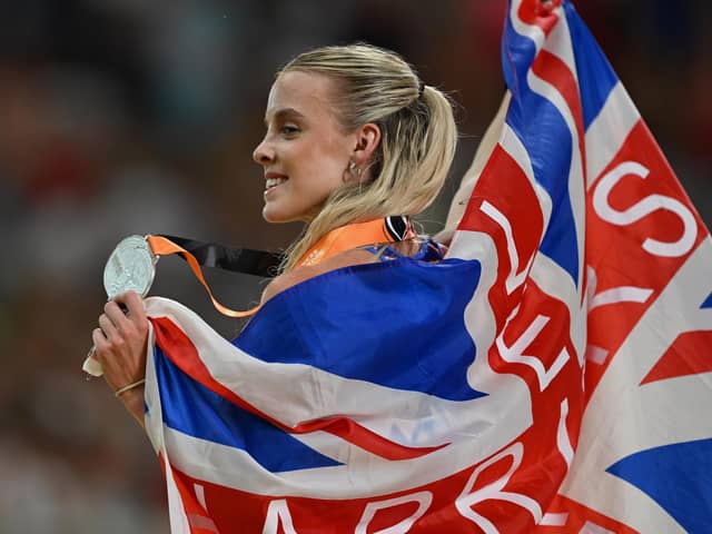 Keely Hodgkinson flies the flag for Leigh Harriers after clinching silver in the 800m
