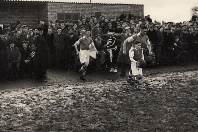 David Mycock walkout as Wigan Athletic host Newcastle United - FA Cup 1954 .