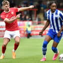 James Balagizi during one of his few appearances for Latics