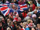 The crowd on the route of the procession in London ahead of the coronation of King Charles III and Queen Camilla on Saturday.  Picture date: Friday May 5, 2023. PA Photo.   Photo: Charles McQuillan/PA Wire