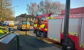 Firefighters were present at Templeton Road most of Wednesday