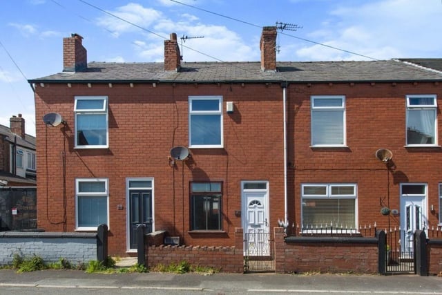 This 2 bed terraced on Bedford Street in Pemberton is on sale for £90,000