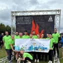 The Evolve team completes the Tough Mudder 10K obstacle course.