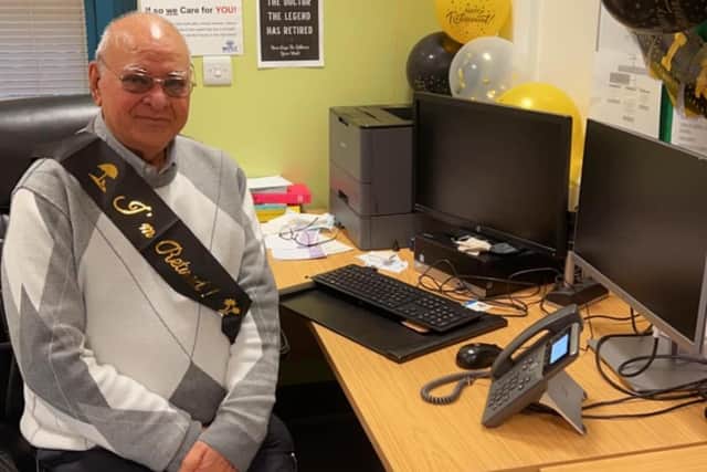 Dr Ullah has retired after 51 years at Platt House Surgery