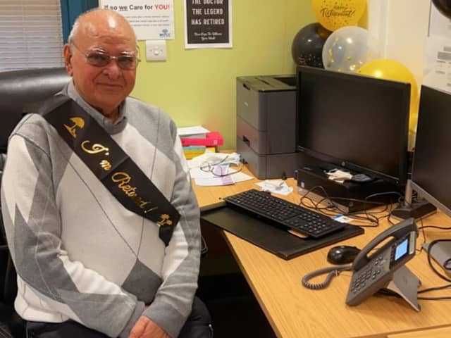 Dr Ullah has retired after 51 years at Platt House Surgery