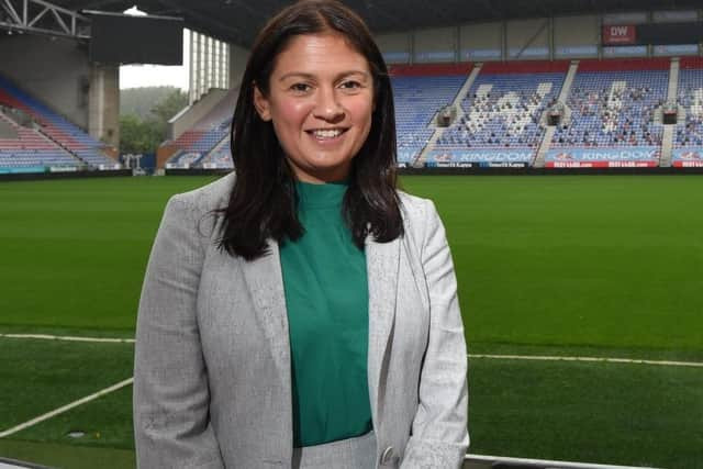 Lisa Nandy MP at the DW Stadium