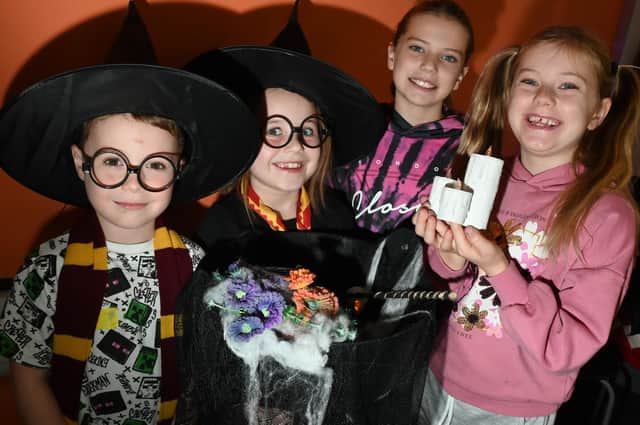 Harry Potter fans enjoy the Halloween event at Hindley Library and Community Centre.