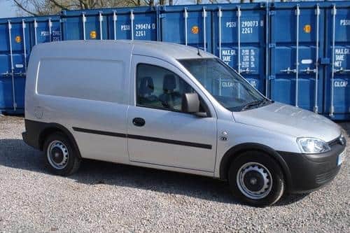 A Vauxhall Combo van similar to the one Benjamin Nuttall drove dangerously
