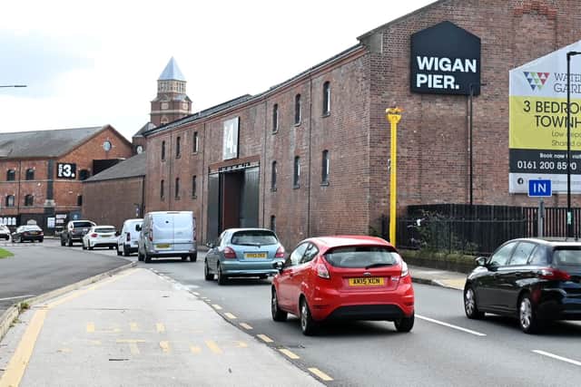 A new speed camera has been installed on Wallgate next to Wigan Pier
