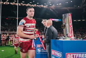 Wigan’s Jake Wardle at Old Trafford