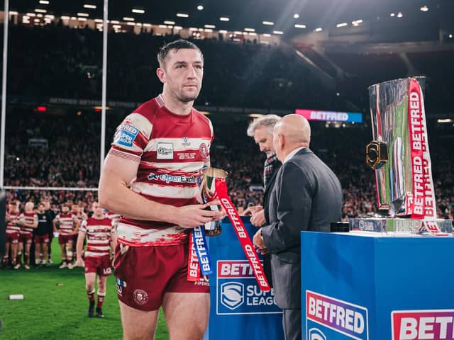 Wigan’s Jake Wardle at Old Trafford