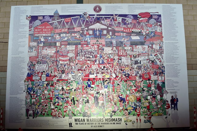 The club's 150 year mishmash was on display at the fan zone.