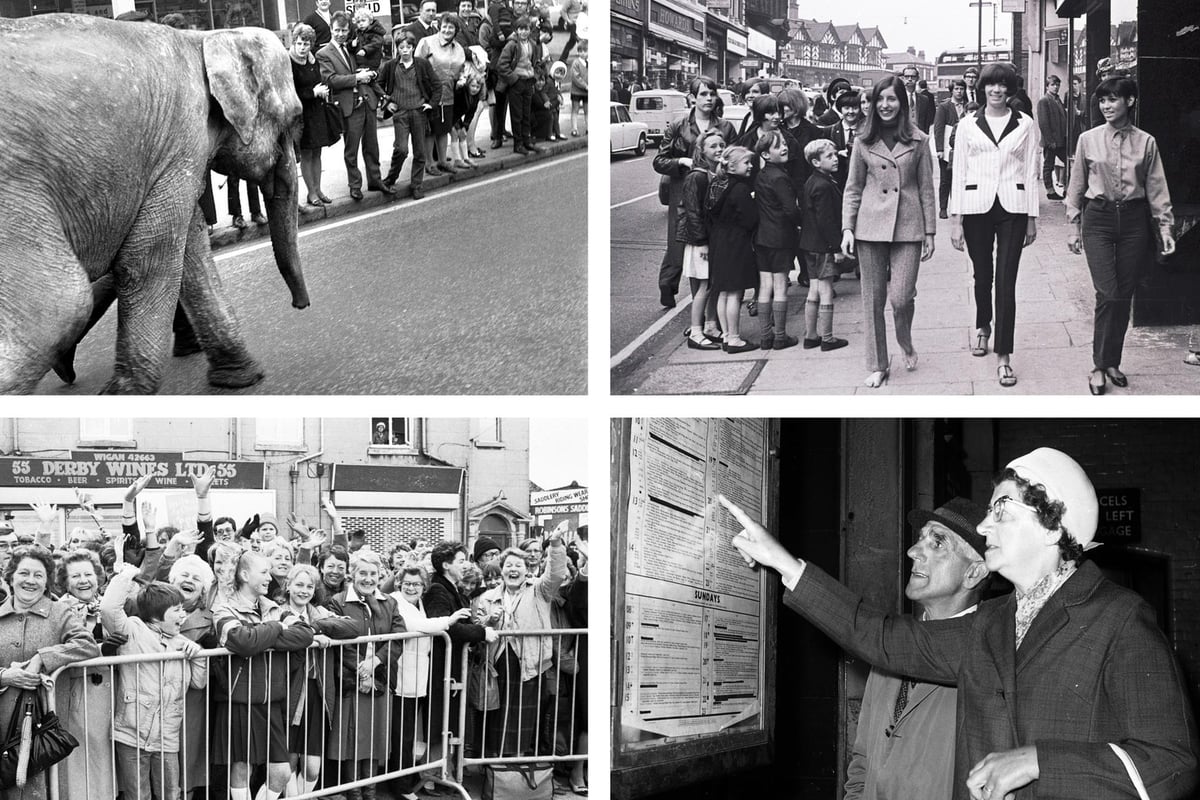 Historic Scenes of Wigan Wallgate Over the Years