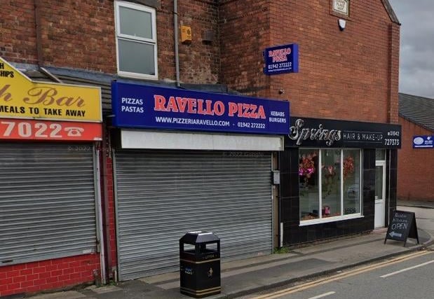 Ravello Pizza on Wigan Road, Ashton-in-Makerfield, has a rating of 4.2 out of 5 from 69 Google reviews. Telephone 01942 272222