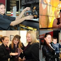 Charming pictures taken of various Grand Arcade shops' staff in 2013