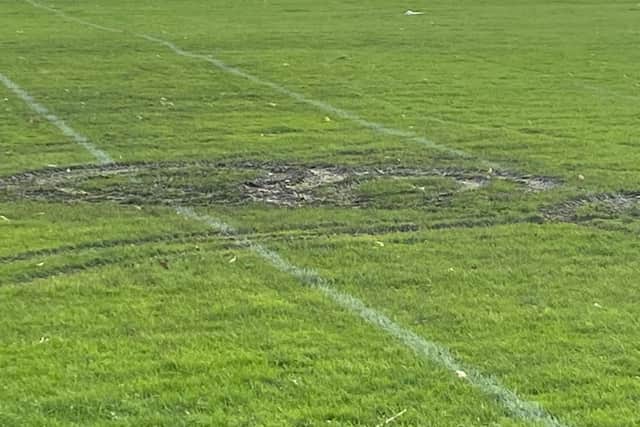 East Leigh AFC bosses say the ground is too dangerous to play on now thanks to the vandalism