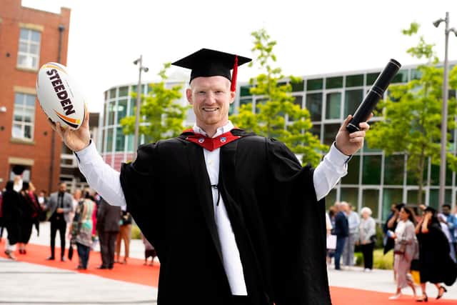 Liam Farrell has graduated from the University of Central Lancashire