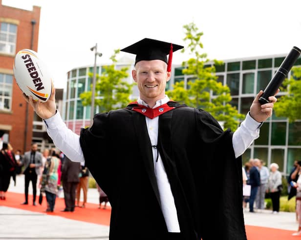Liam Farrell has graduated from the University of Central Lancashire