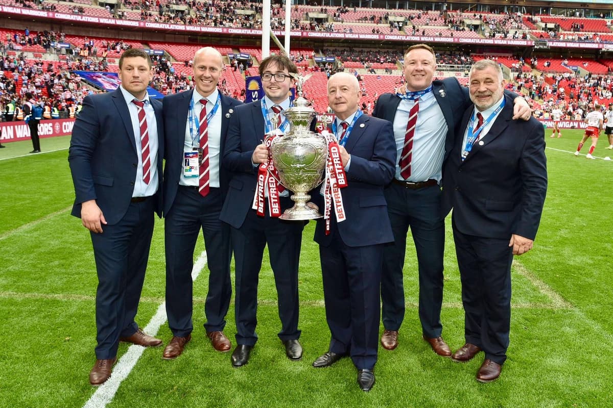 Warriors owner Mike Danson enjoys Wembley thrills as Wigan claim record