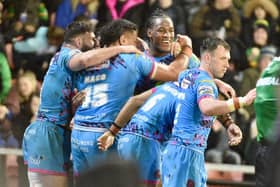 Junior Nsemba scored his first-ever Super League try in the victory over Leigh Leopards