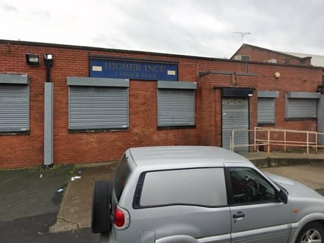 Higher Ince Labour Club has stood empty since 2021