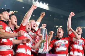 Joel Tomkins and Liam Farrell won two Super League titles as Wigan team-mates