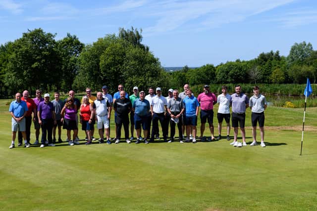 30 members taking part in a charity golf event.
Mr Spencer Anglesea is the club captain this year and has chosen Cancer Reserach to donate any proceeds to as his father passed away in september 2021 of brain cancer. Photo: Kelvin Stuttard