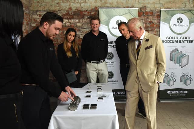 Photo Neil Cross; Prince of Wales visit to Morecambe Winter Gardens