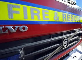 Four fire engines rushed to the blaze