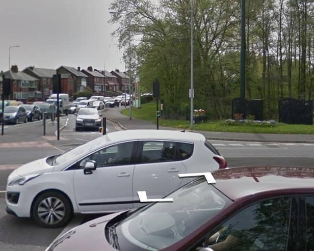 The junction of Warrington Road and Highfield Grange Avenue at Marus Bridge where the early morning crash took place