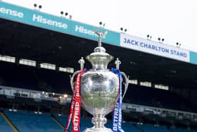 The semi-finals of the Challenge Cup take place at Elland Road on May 7