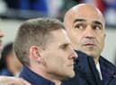 Roberto Martinez with trusted lieutenant Anthony Barry