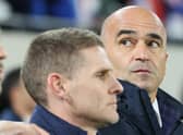 Roberto Martinez with trusted lieutenant Anthony Barry
