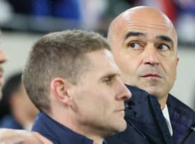 Roberto Martinez with trusted lieutenant Anthony Barry