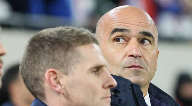 Roberto Martinez with trusted lieutenant Anthony Barry