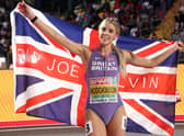 Keely Hodgkinson pays tribute to Joe Galvin after her victory in Turkey