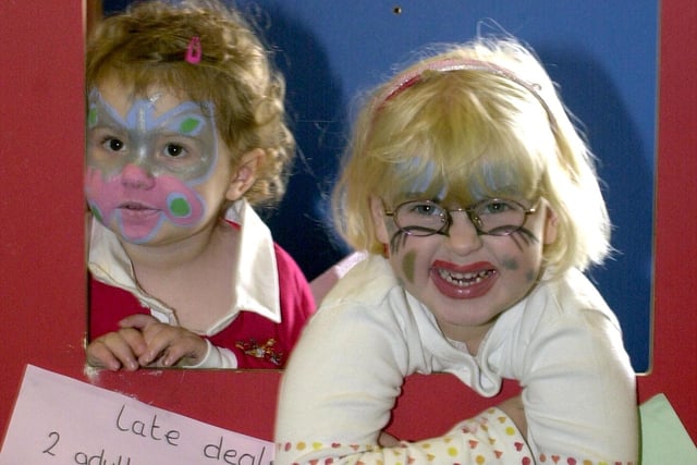 Robin Park Creche held a party for users on Saturday and while mum and dad went to do the shopping Jemma Cookson and  Kira  Shaw were planning their summer break 2002