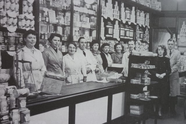 Latimers, Wigan 1952 - Before supermarkets, shops with the personal touch abounded in Wigan.