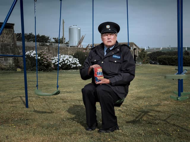 Conleth Hill as Sgt PJ Collins, in the new ITV crime drama Holding