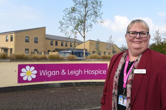 Vicki McLoughlin, clinical director at Wigan and Leigh Hospice