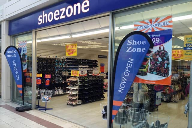 The shoezone store at the Spinning Gate shopping centre in Leigh - pictured when it opened in 2020 - is being revamped